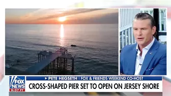 Jersey Shore beach town rebuilds pier in shape of the cross