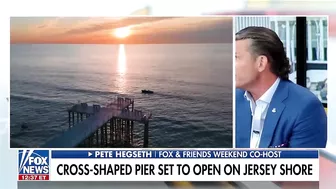 Jersey Shore beach town rebuilds pier in shape of the cross