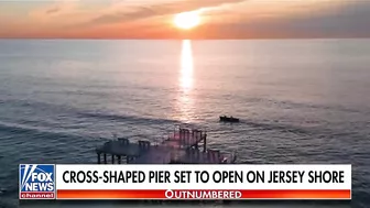 Jersey Shore beach town rebuilds pier in shape of the cross