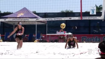 No. 15 FAU beach volleyball hosts Battle of the Beach Burrow