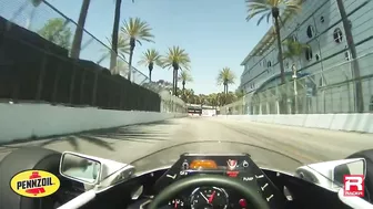 F1 Long Beach In-Car with Pat Long in Keke Rosberg's 1983 Williams FW08C