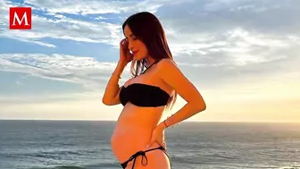 Cynthia Rodríguez presume su pancita de embarazo en bikini: "babymoon con mi amor"