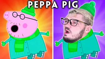 PEPPA PIG SKATING - PEPPA PIG FUNNY ANIMATED PARODY | PEPPA PIG WITH ZERO BUDGET