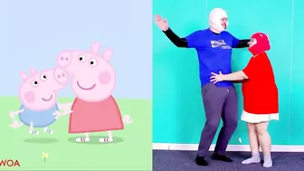 PEPPA PIG SKATING - PEPPA PIG FUNNY ANIMATED PARODY | PEPPA PIG WITH ZERO BUDGET