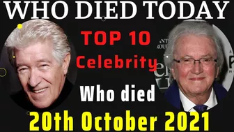 Celebrities Who Died Today on 20th October 2021 | Top 10 celebrity died Recently in Last Few