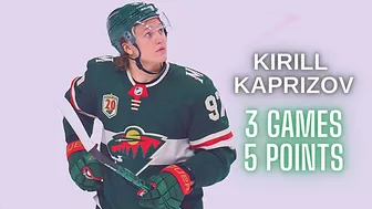 Kirill Kaprizov 5 points in 3 games || Кирилл Капризов 5 очков в 3 играх