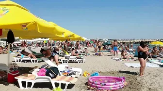 Plaja Golden Palace Beach 4K  Sun Summer Party Fun  Romania Constanta Mamaia Beach.