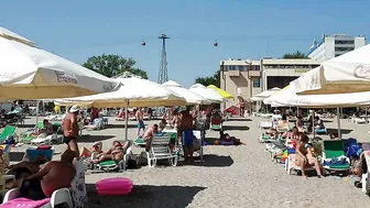 Plaja Golden Palace Beach 4K  Sun Summer Party Fun  Romania Constanta Mamaia Beach.