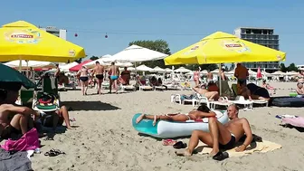 Plaja Golden Palace Beach 4K  Sun Summer Party Fun  Romania Constanta Mamaia Beach.