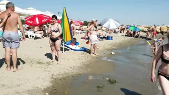 Plaja Golden Palace Beach 4K  Sun Summer Party Fun  Romania Constanta Mamaia Beach.