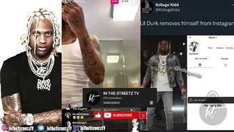 LIL DURK DELETE INSTAGRAM AFTER MUWOP CO DEFENDANT LOS MUNNA PLACED IN PROTECTIVE CUSTODY