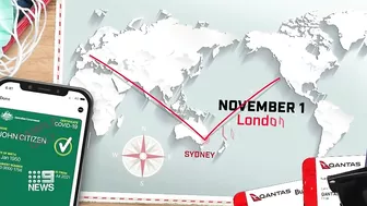 Qantas brings forward international travel dates | 9 News Australia