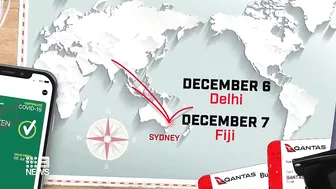 Qantas brings forward international travel dates | 9 News Australia