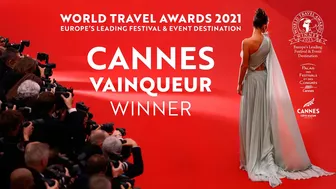 CANNES Winner WORLD TRAVEL AWARDS 2021 - EUROPE's Leading Festival & Event Destination