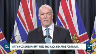 British Columbians may need two vaccine cards for travel