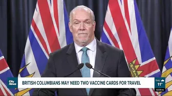 British Columbians may need two vaccine cards for travel