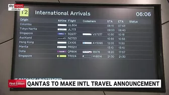 Qantas CEO Alan Joyce to make significant international travel announcement