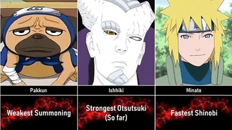 Naruto/Boruto Record Holders I The best Characters in Everything I Anime Senpai Comparisons