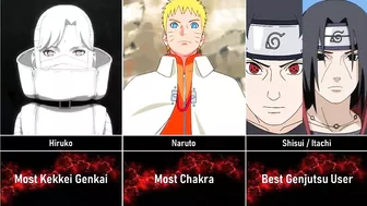 Naruto/Boruto Record Holders I The best Characters in Everything I Anime Senpai Comparisons