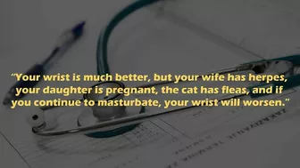 Funny Dirty Joke - Doctor asks his patient for urine sample ????