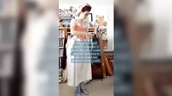 Getting Dressed in 1780: Staying Cool  | Dress Design Compilation????✨ | #Shorts