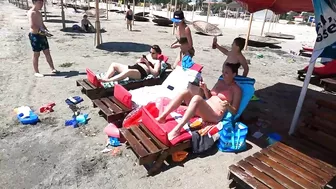 2021 Sunny Beach 4K video sun, sea, fun, relaxation at the beach Mamaia Beach.