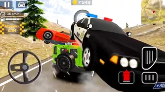 American Beach Police Car Driving Simulator - Offroad Police Car Games 3D - Android Gameplay