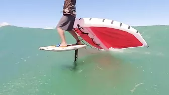 Wings and waves at Kanaha Beach