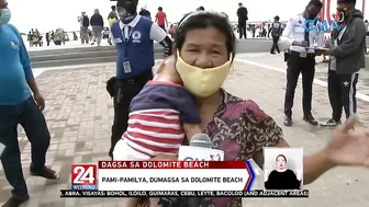 Pami-pamilya, dumagsa sa Dolomite beach | 24 Oras Weekend