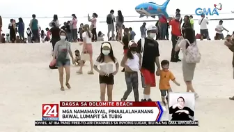 Pami-pamilya, dumagsa sa Dolomite beach | 24 Oras Weekend