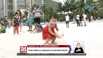 Pami-pamilya, dumagsa sa Dolomite beach | 24 Oras Weekend