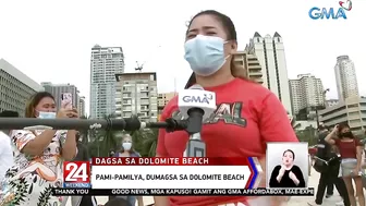 Pami-pamilya, dumagsa sa Dolomite beach | 24 Oras Weekend