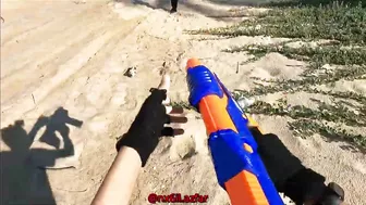 Nerf War: Beach Attack (Nerf First Person Shooter)