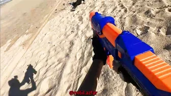 Nerf War: Beach Attack (Nerf First Person Shooter)