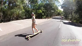 Longboard Girls - Electric Skateboard Bikini Mashup