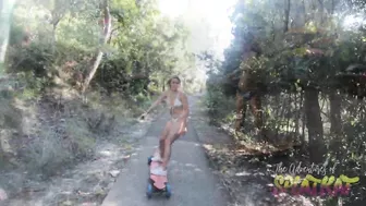 Longboard Girls - Electric Skateboard Bikini Mashup