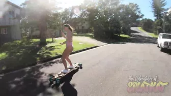 Longboard Girls - Electric Skateboard Bikini Mashup