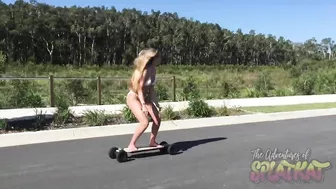 Longboard Girls - Electric Skateboard Bikini Mashup