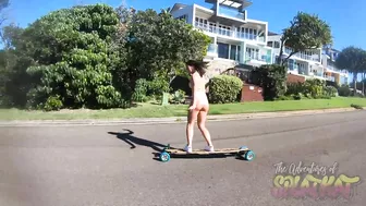 Longboard Girls - Electric Skateboard Bikini Mashup