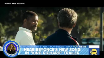 Beyonce's teases new song in 'King Richard' trailer | GMA