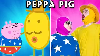 DADDY PIG COMPETION - PEPPA PIG FUNNY ANIMATED PARODY | PEPPA PIG WITH ZERO BUDGET