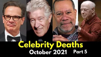 Celebrity Deaths October 2021 | Famous Celebrity Deaths Part 5