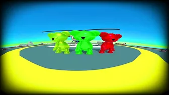 2x1 gummy bears vs paw patrol compilation coffin dance vr180