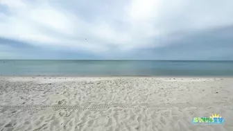 An Overcast Sunday Morning at the Beach in North Naples, FL 10.24.21