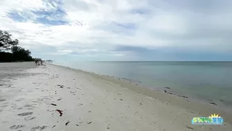 An Overcast Sunday Morning at the Beach in North Naples, FL 10.24.21