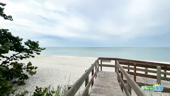 An Overcast Sunday Morning at the Beach in North Naples, FL 10.24.21