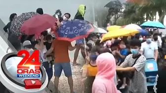 Dolomite beach, dinagsa na naman ng mga pamilyang may kasamang mga bata | 24 Oras Weekend