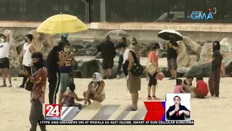 Dolomite beach, dinagsa na naman ng mga pamilyang may kasamang mga bata | 24 Oras Weekend