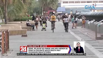 Dolomite beach, dinagsa na naman ng mga pamilyang may kasamang mga bata | 24 Oras Weekend