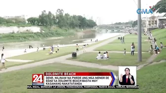 Dolomite beach, dinagsa na naman ng mga pamilyang may kasamang mga bata | 24 Oras Weekend